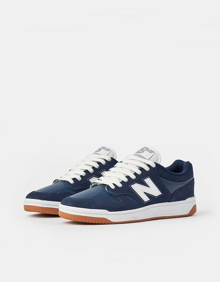New Balance Numeric 480 Skate Shoes - Navy/White, product image 3