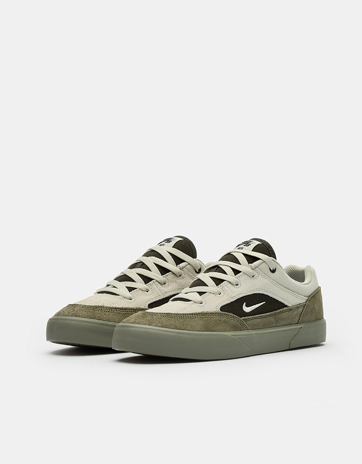 Nike SB Malor Skate Shoes - Light Bone/Light Army, product image 3