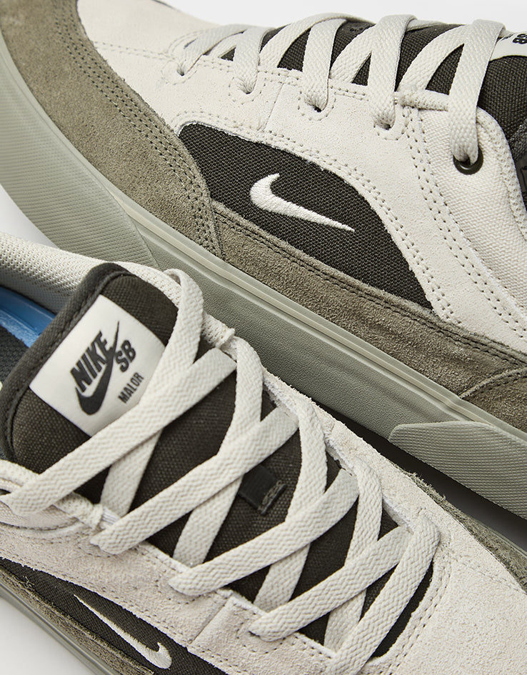 Nike SB Malor Skate Shoes - Light Bone/Light Army, product image 8