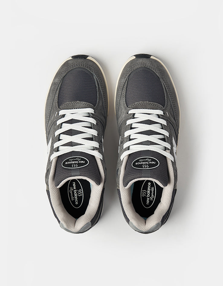 New Balance Numeric 933 Andrew Reynolds Skate Shoes - Dark Grey/White, product image 2