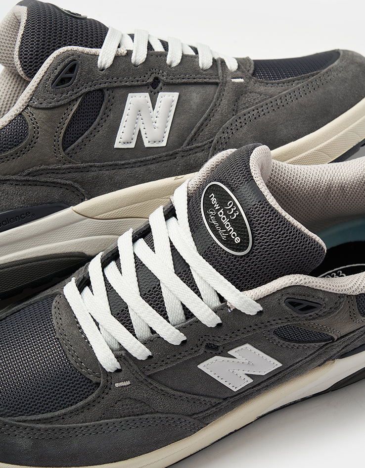 New Balance Numeric 933 Andrew Reynolds Skate Shoes - Dark Grey/White, product image 5