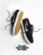 Nike SB Zoom Janoski OG+ Skate Shoes - Black/White, product image 3