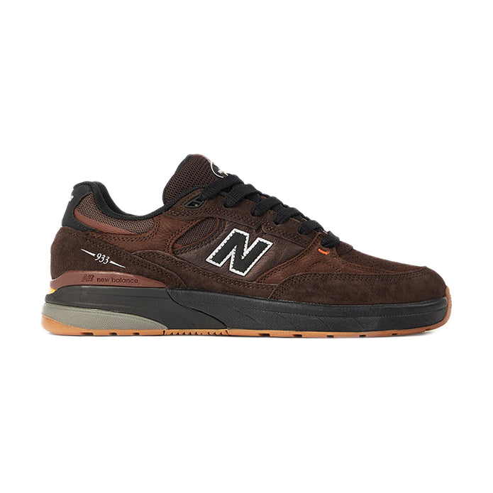 New Balance Numeric 933 Andrew Reynolds Skate Shoes - Brown/Black, product image 1