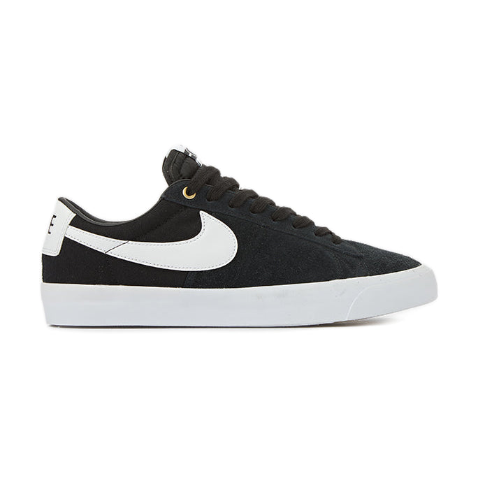 Nike SB Zoom Blazer Low Pro GT Skate Shoes - Black/White/Gum Light Brown, product image 1