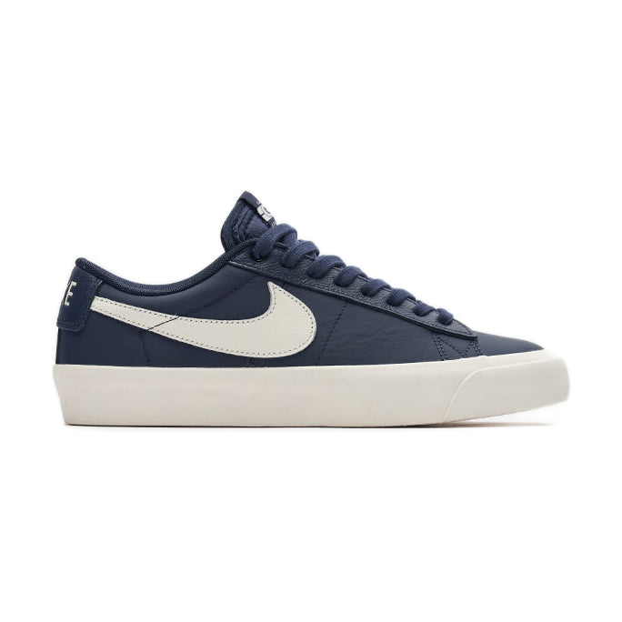 Nike SB Zoom Blazer Low Pro GT Skate Shoes - Blue Void/Sail, product image 1