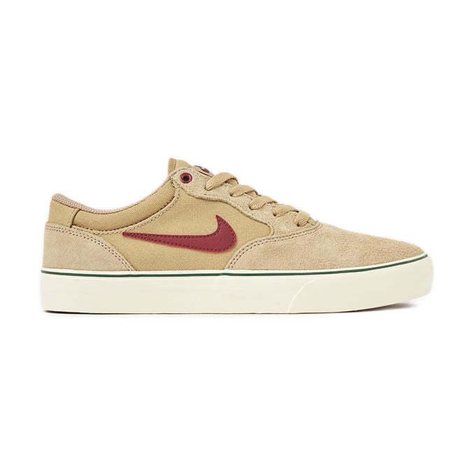 Nike SB Chron 2 Skate Shoes - Parachute Beige/Dark Team Red, product image 1