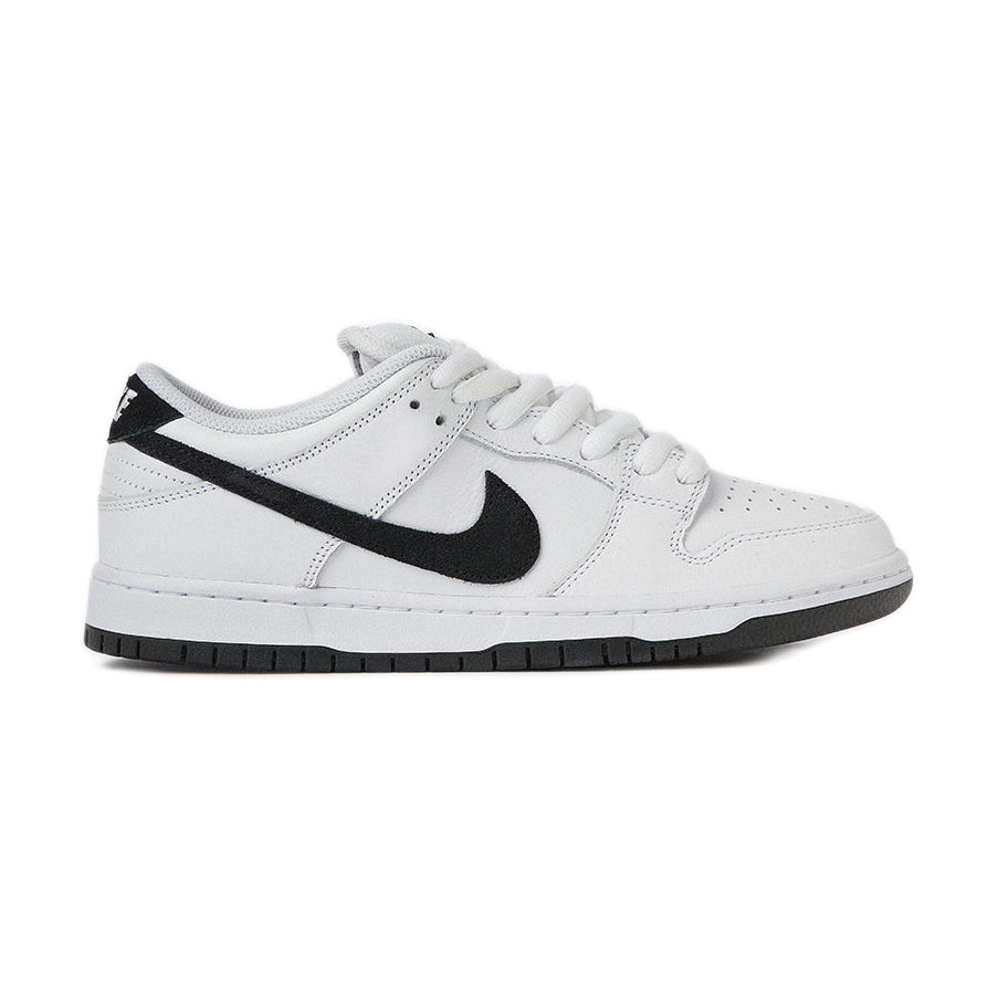 Nike SB Dunk Low Pro Skate Shoes - White/Black, product image 1