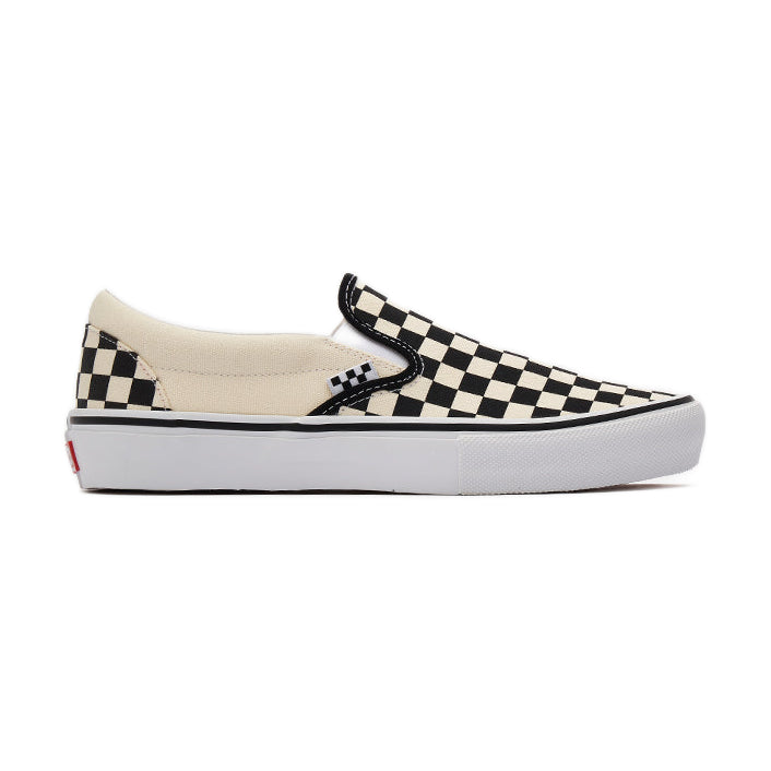 Vans Skate Slip-On Shoes - Checkerboard Black/Off White, product image 1